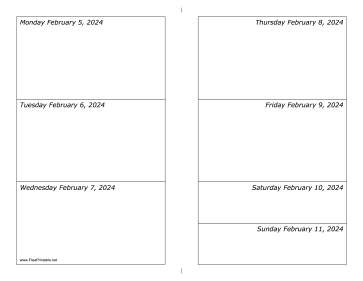 02/05/2024 Weekly Calendar-landscape Calendar