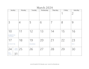 March 2024 Calendar