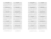 2024 Calendar Bookmark calendar