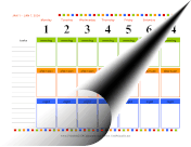 2024 Morning Afternoon Night Calendar