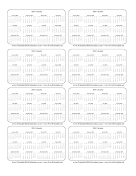 2024 Wallet Calendar